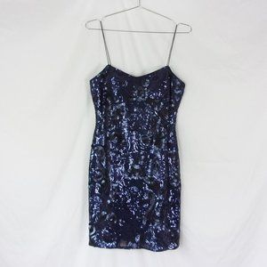 Aidan Sequin Mini Dress 6 Sheath